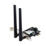 Asus | Wi-Fi Adapter, Tri-Band, Wi-Fi 6E Adapter | PCE-AXE5400 | 802.11ax | 574/2402/2042 Mbit/s | Mbit/s | Ethernet LAN (RJ-45) - 5